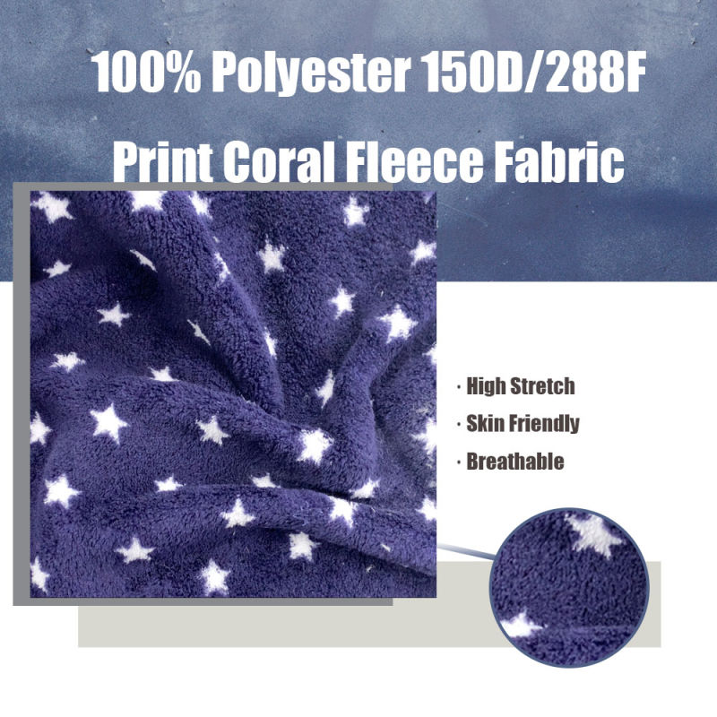 Moscow Soft Dubai Fabric 100% Polyester Holland Velvet Printed Upholstery Home Textile Fabrics 150d/288f Print Coral Fleece Fabric