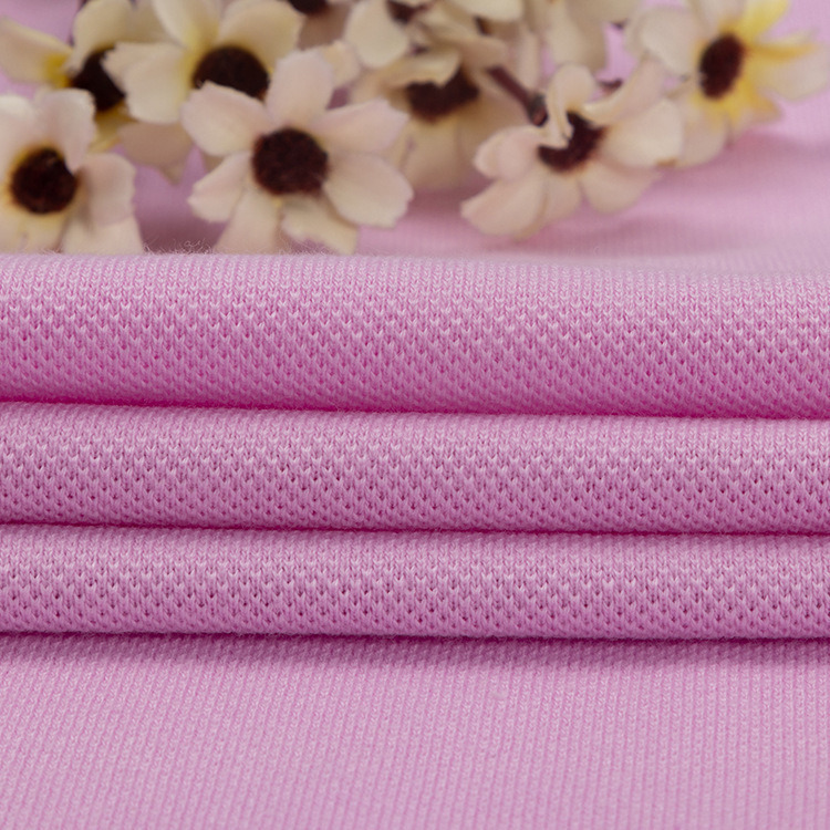 Single Jersey 100% Pima Cotton Fabric Pique Textile for T-Shirt