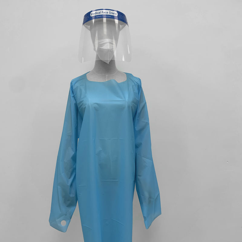 Protective PP PE Fabric of Protective Clothing Isolation Suit