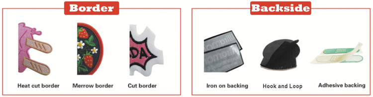 China Custom Logo Embroidery Patches Iron on Sports Embroidered Patches for Clothing (YB-SE-24)