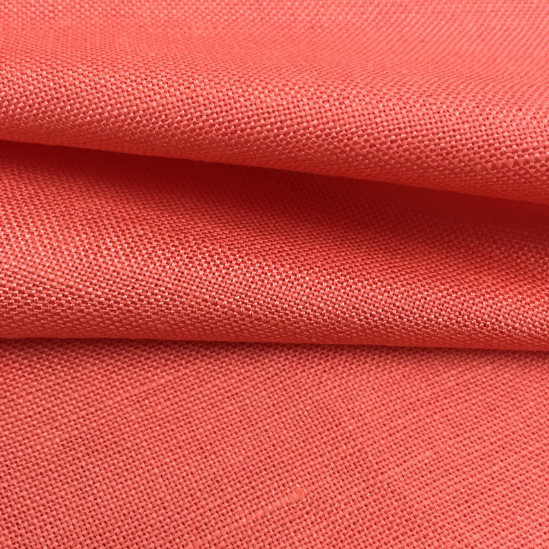 3024# Linen Viscose Interwoven Plain Dyeing Fabric for Garments