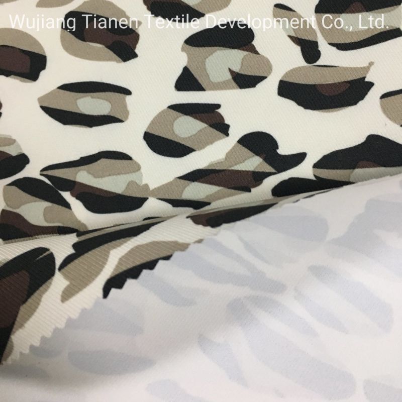 3/3 Printed Twill Pongee Recycled Twill Fabric for Outdoor Wear