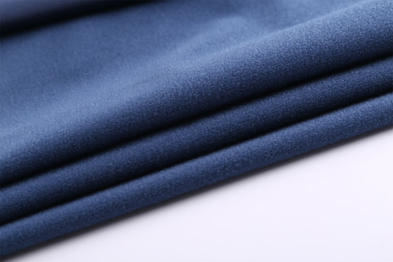 140GSM 100% Polyester Tricot Fabric with One Side Brushed for Sportswear/Jackets/Active Wear