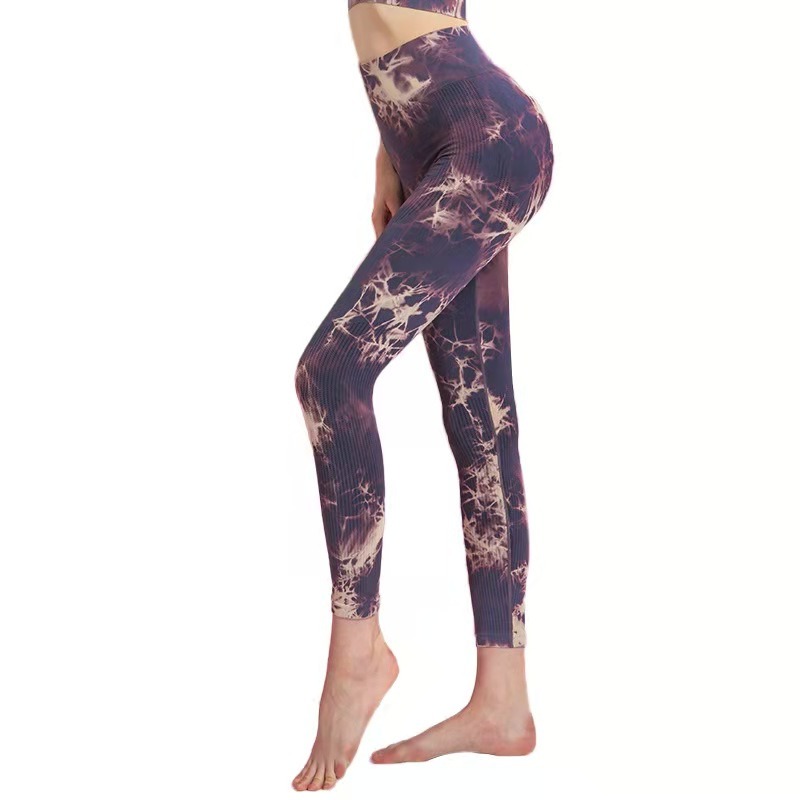 Garment Yoga Tight Jacquard Weave Pants Sports Wear