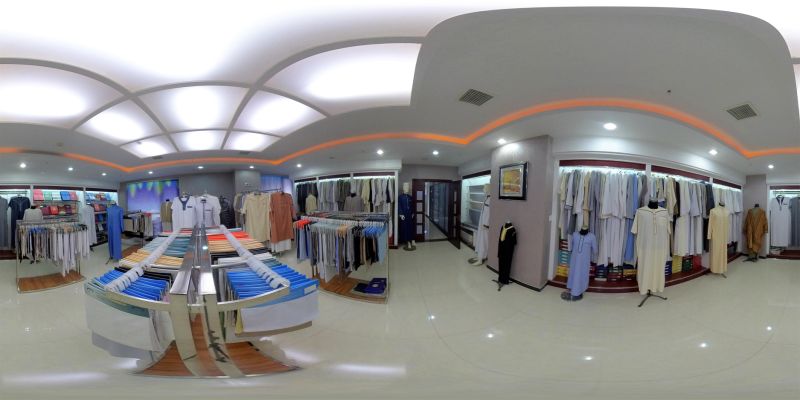 Polyester Solid Jacquard Fabric Arab Robe Muslim Garment Fabric