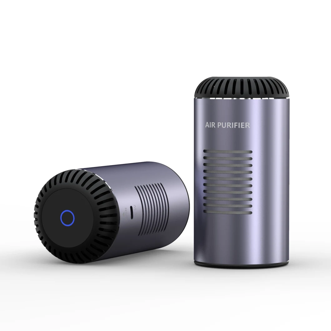 Car Air Purifier Pm2.5 with Changeable LED Pre Filter Air Cautomotive UV Air Purifier