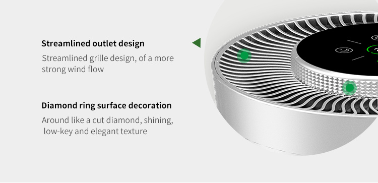 Portable Beautiful Appearance Air Cleaner Air Fresh Air Purifier