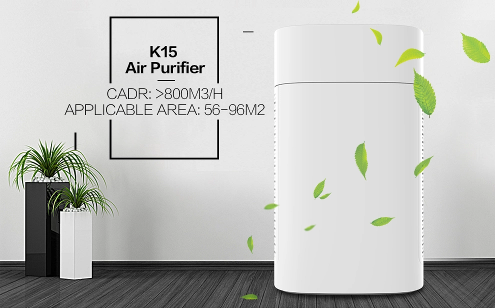 Bigget Cadr Rmove Bad Smell Potable Newest Design with HEPA Filter Air Quality Purifier with WiFi Function Home Office Hotel Use    Air Purifier