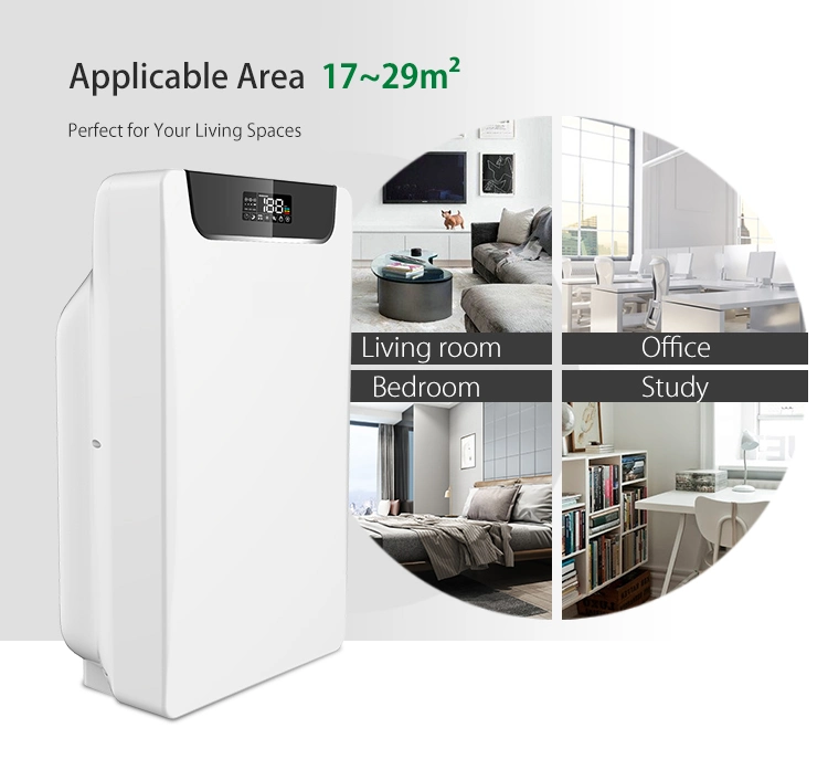 Backnature CE Certification Warranty 1 Year Air Purifier HEPA Filter Ionizer Room Personal Air Purifier with HEPA Filter