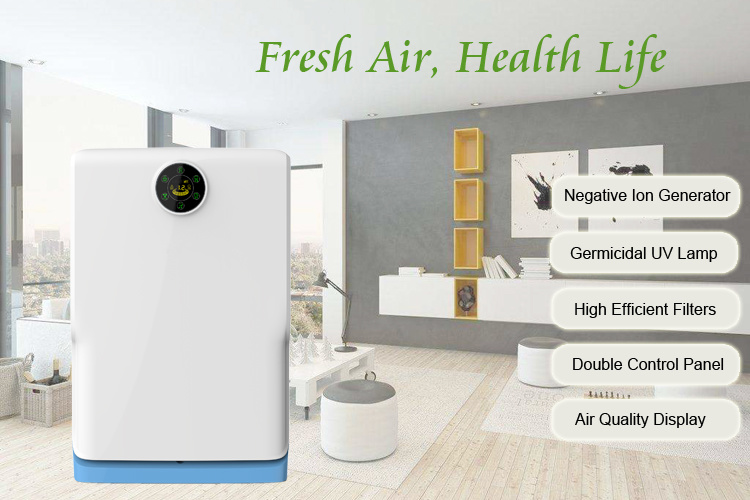 Guangzhou Best Selling Product Air Purifier China Filter Pm2.5 HEPA Air Purifier Home/Office/Home Air Purifier Poland Germany