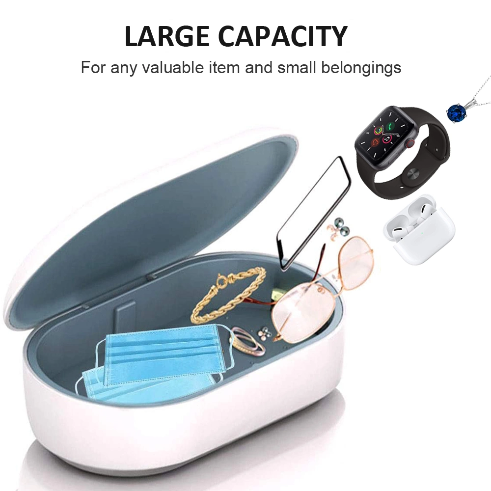 Multifunction Automatic UV Sterilizer Mobile Phone Watch Glasses Toothbrush Sterilizer Disinfection Box for Home Office