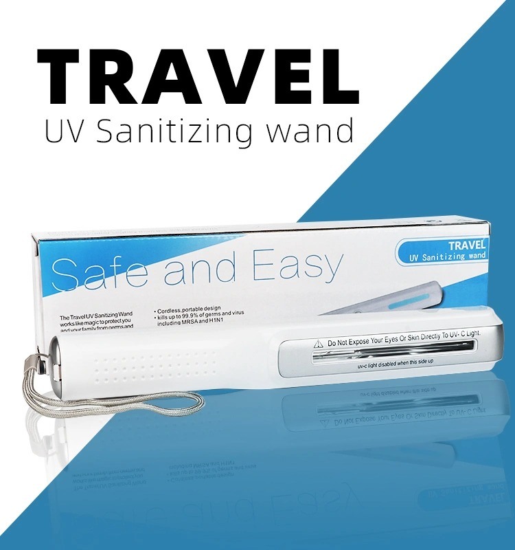 ABS Handheld Portable Germicidal UV Light Wand Sterilizer UV Lamp for Disinfection for Home and Office