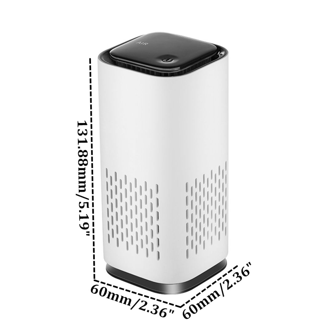 Factory Patented USB Rechargeable Anion Air Purifier for Home/Car Ozone Generator