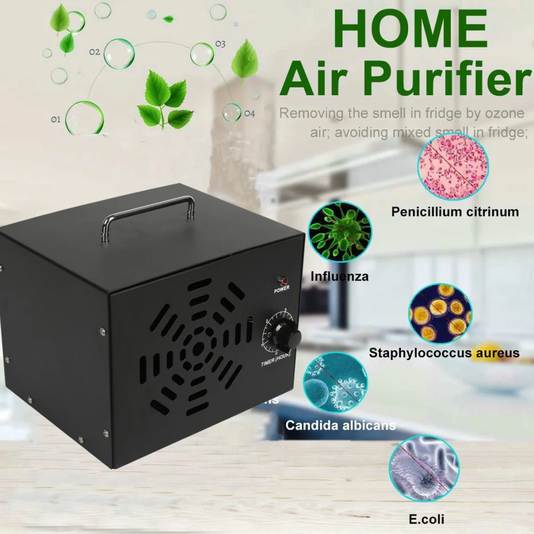 Air Purifier Sterilizer Machine Odor Eliminator O3 3.5g/H Ozone Generator Clean Office Ozonizer