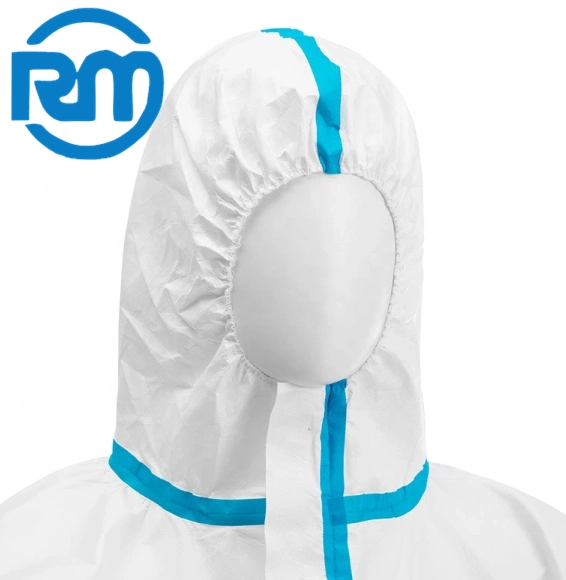 Medical Protective Gown Disposable Personal Protective Gown Personal Protective Equipment Plastic Isolation Gowns Blue Protection Apron