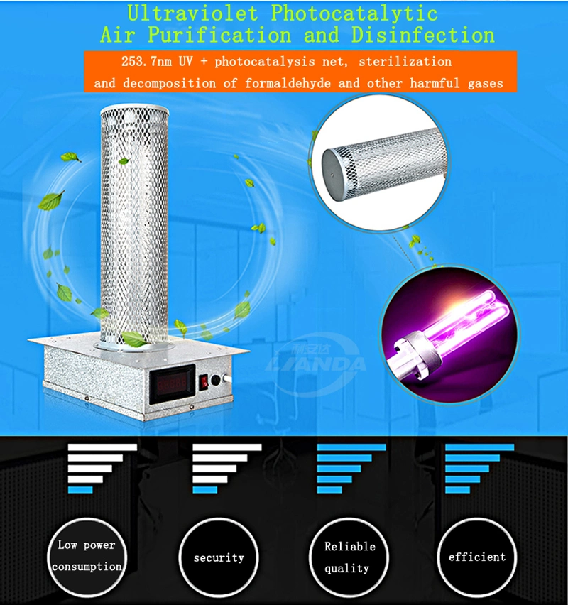 Top Central Air Conditioner Photocatalyst Filter Cleaner UV Air Purifier
