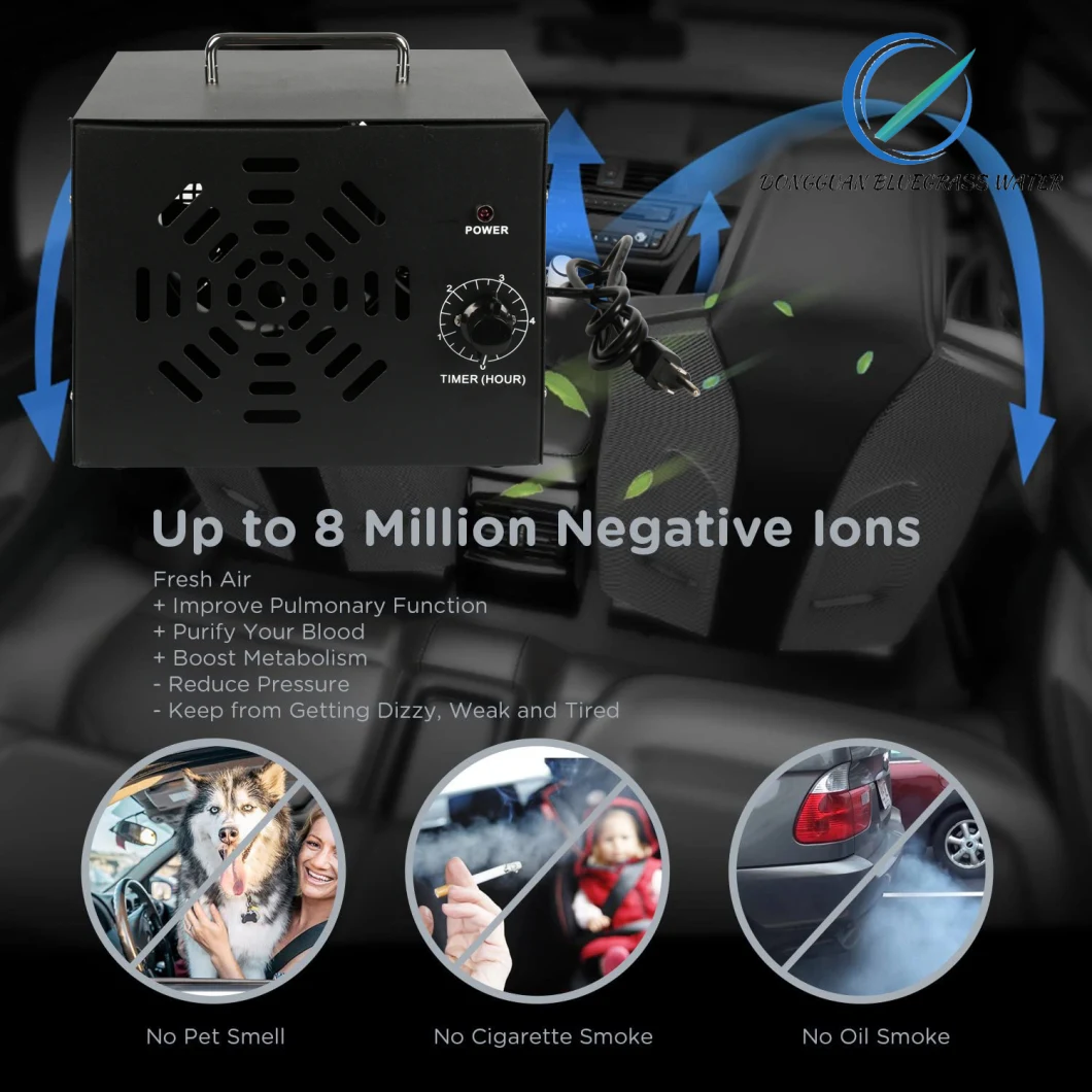 Car Purification Ozone Generator Portable Air Treatmemt Machine Ozonizer Ozone Air Purifier