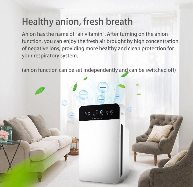 Best Price Activated Carbon Air Cleaner Home True HEPA Filter Air Cleaner UV Room Air Purifier