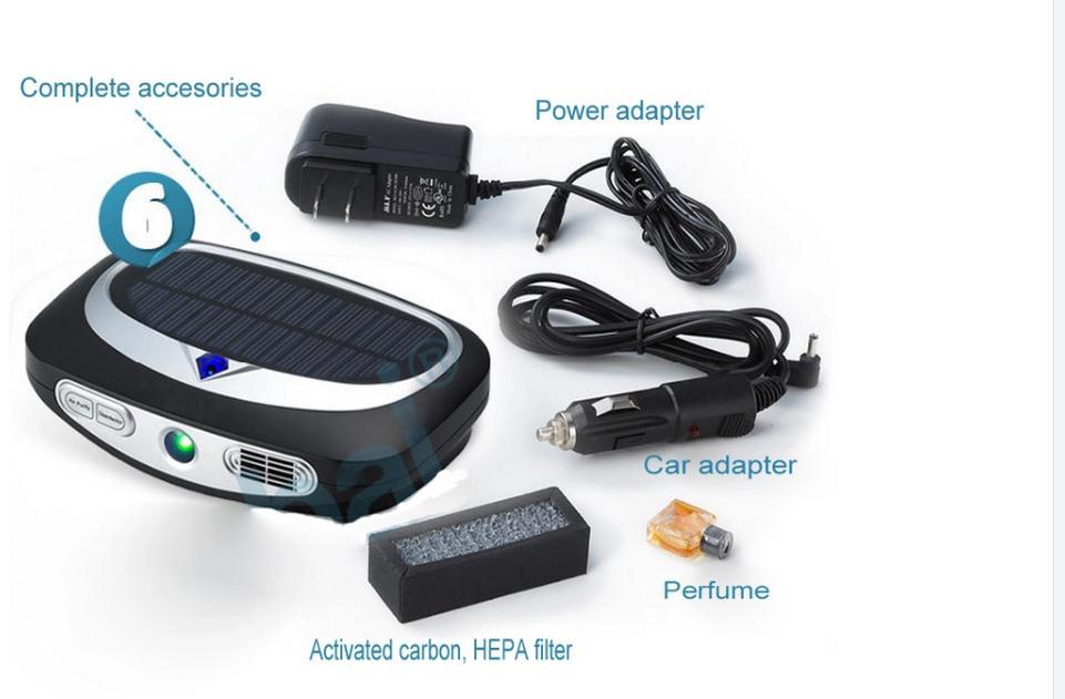 Car Air Purifier HEPA Filter Mini Air Purifier with Ce