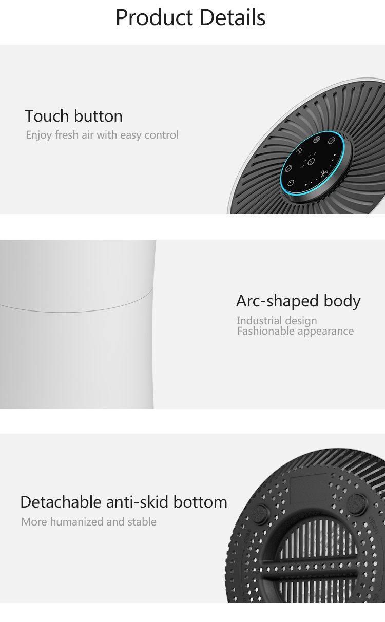 HEPA Activated Carbon Filter Air Purifiers for Home Office