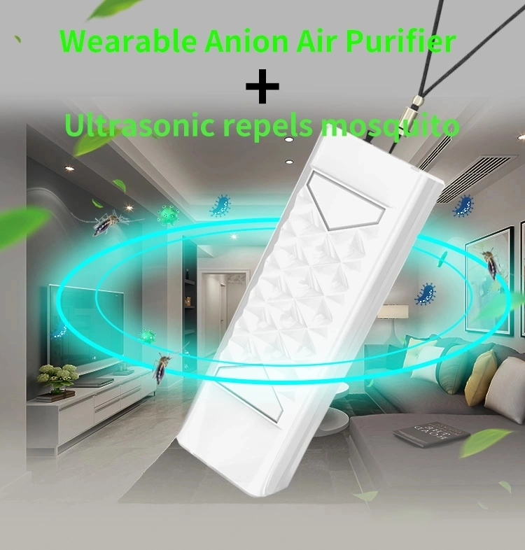 2020 New Product Mosquito Repeller Small Personal Neck Anion Negative Ion Air Purifier Ionizer