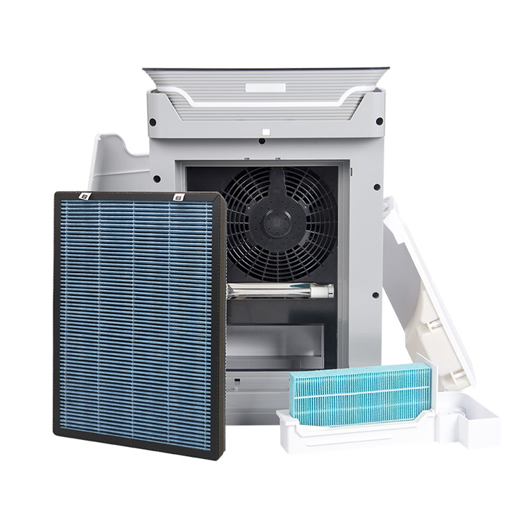 UV Air Cleaner Remove Odor Desktop HEPA Room Air Purifiers