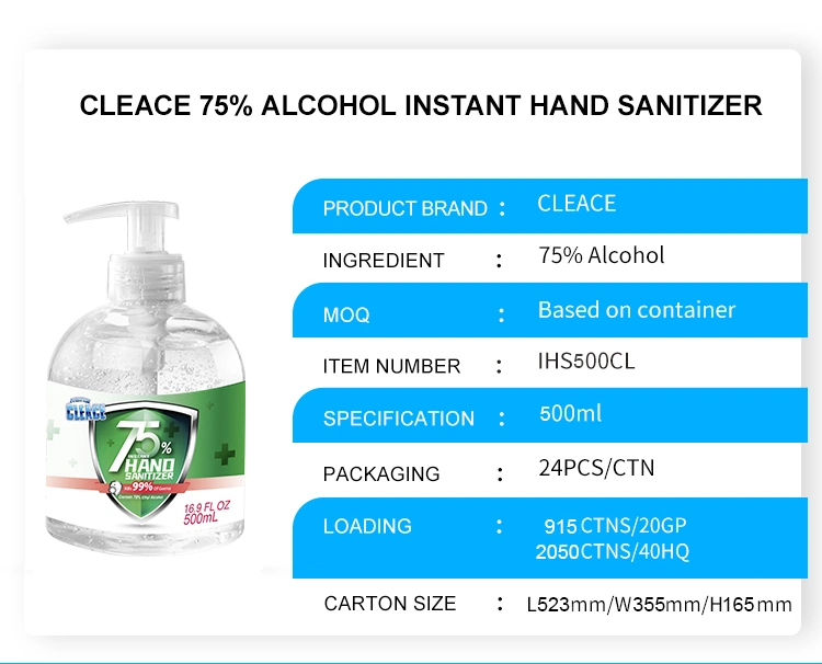 Student Office Use Alcohol Hand Sanitizer Portable Multi Specification Wholesale