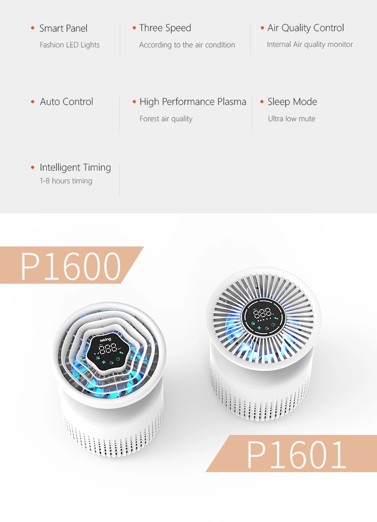 Desktop Smart Room Ionizer Portable Mini Air Purifier Home