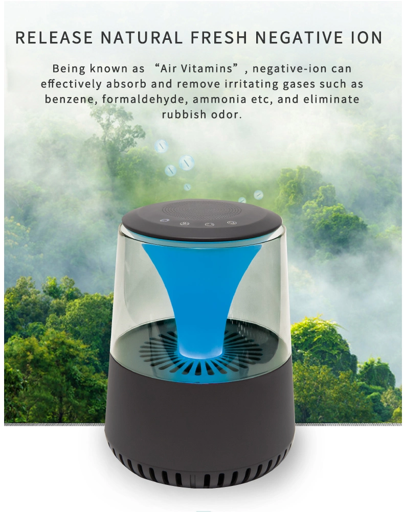 Bluetooth Speaker Air Purifier Aroma Desktop Air Cleaner 3u