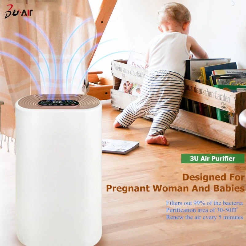 Air Purifier Filter Cleaner Home Generator Negative Ion Dust Air Purifier