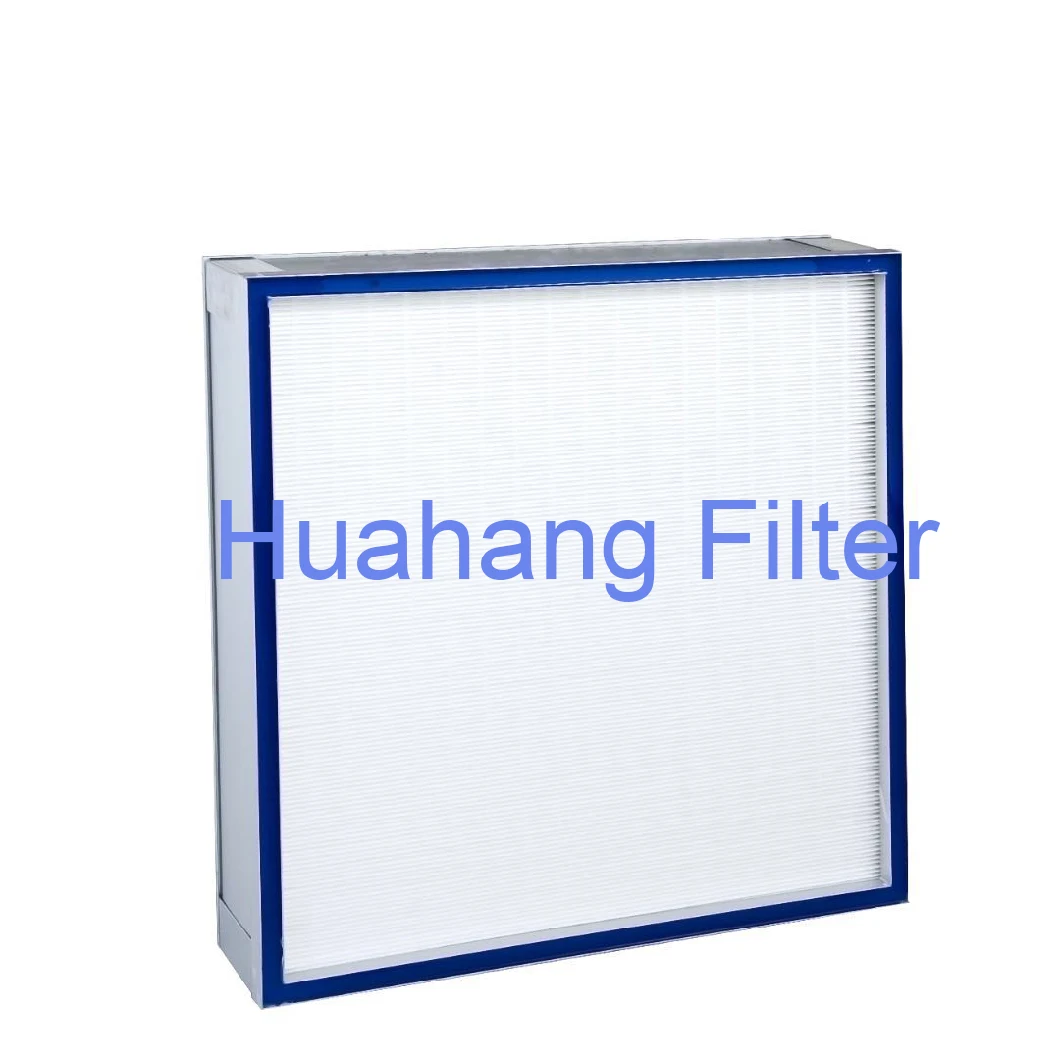 0.3 micron 99.99% Mini Pleat Type HEPA Filter class 100 HEPA filter