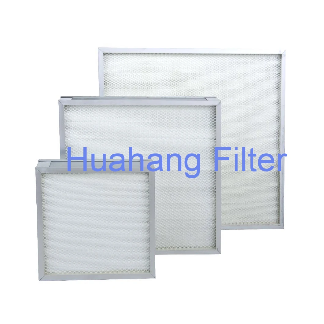 0.3 micron 99.99% Mini Pleat Type HEPA Filter class 100 HEPA filter
