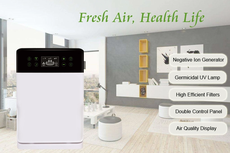Guangdong Top 5 Best Sale China Supplier Home Air Purifier with HEPA Filter Office Air Purifier Hospital Air Cleaner