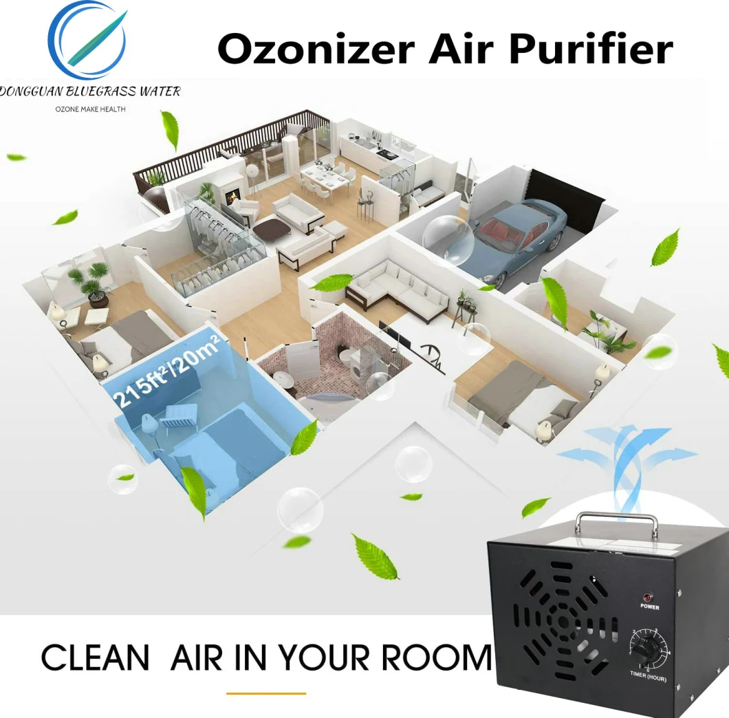 3.5g O3 Clean Office Ozonizer Air Purifier Sterilizer Machine Odor Eliminator Ozone Generator