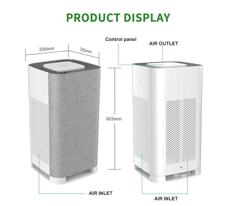 Improve Air Quality Bad Smell Release Negative Anions Home Office Air Purifier