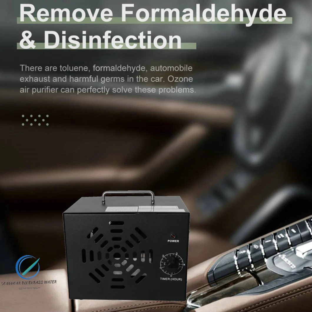 Car Ozone Generator Portable Machine Odor Removal Ozonizer Sterilizer 3500mg/H Air Purifier