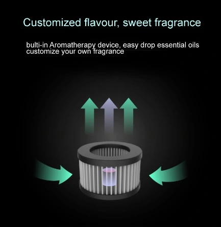 The High Effecient Purifization Car Wholesale Ultrasonic Aroma Diffuser with UV Light Air Sterilizer