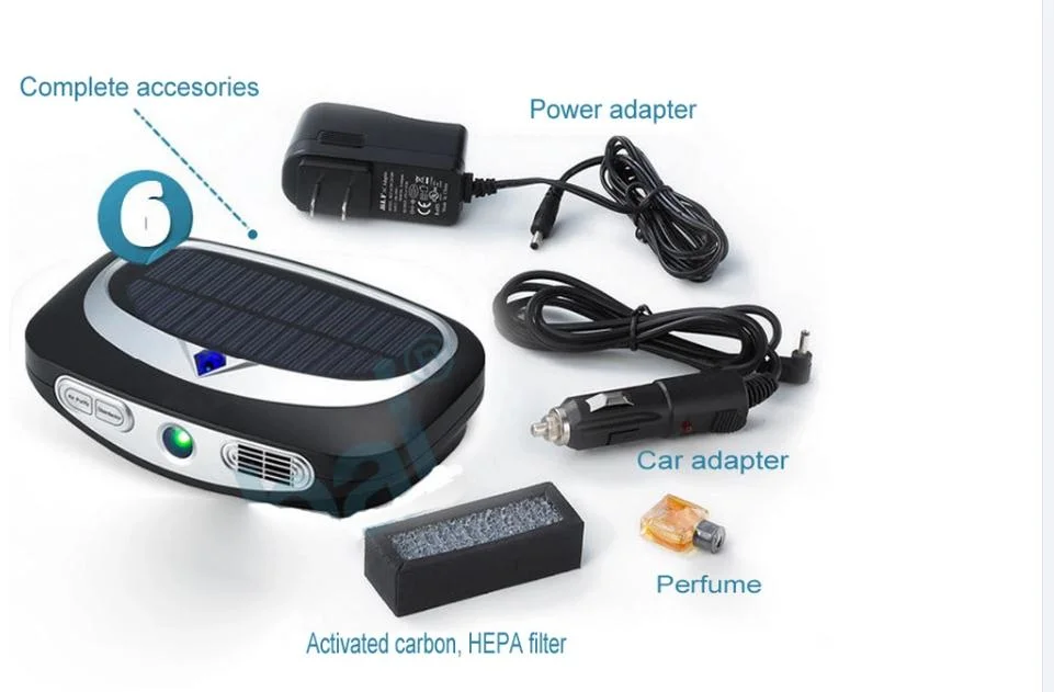 Mini Ozone Generator Deodorizer Portable HEPA Air Purifier for Car