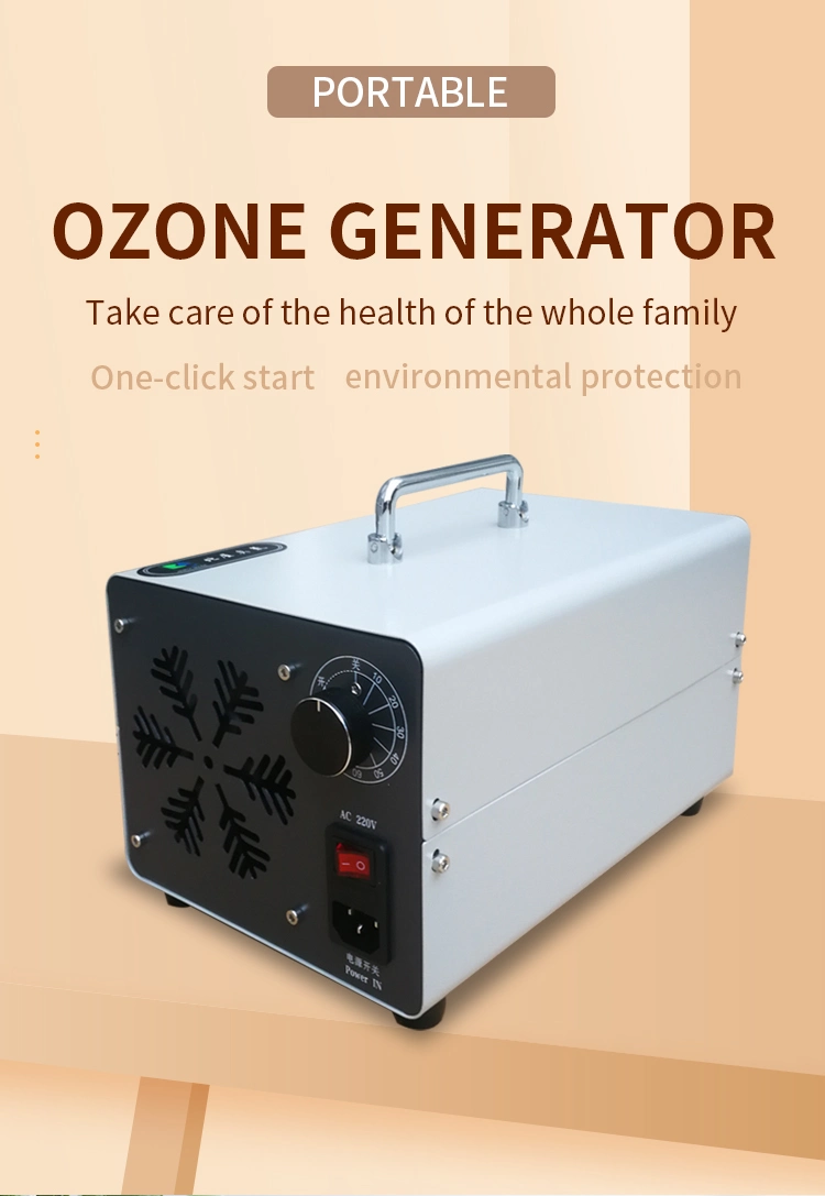 10g/H Portable Ozone Generator Portable Desktop Purifier Machine