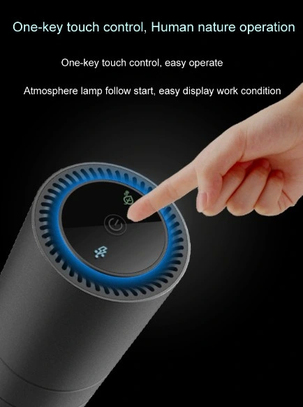 The High Effecient Purifization Car Scent Diffuser with UV Light Air Sterilizer