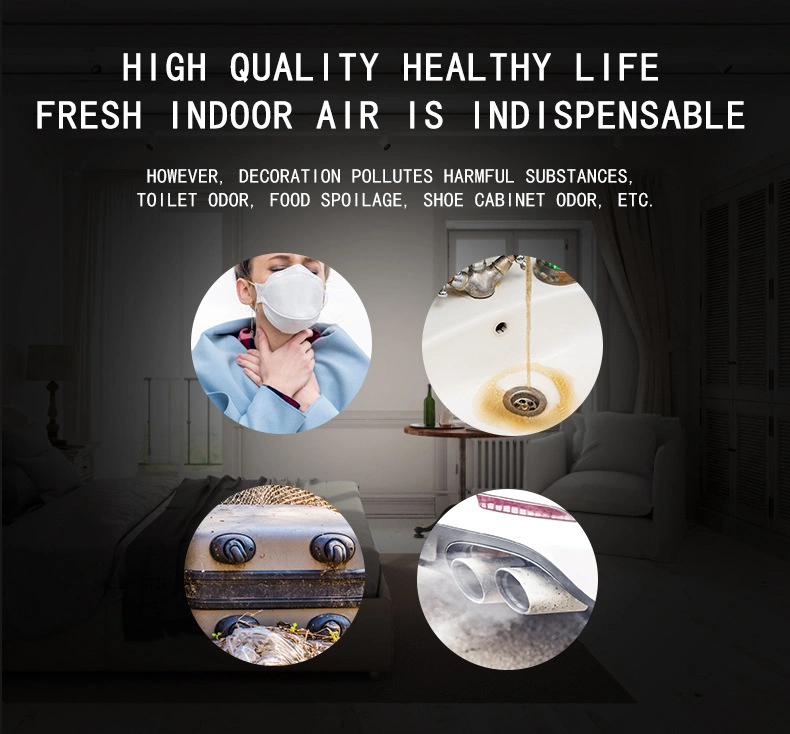 Mini Portable Air Purifier for Home Bedroom Office Desktop Pet Room Air Cleaner