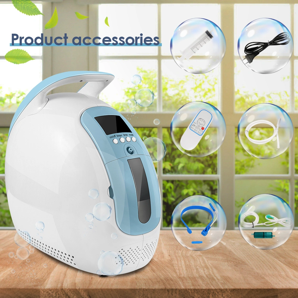 Portable Oxygenerator 1-5L Car Purifier Household Oxygen Concentrator 96 Percent Generator Price