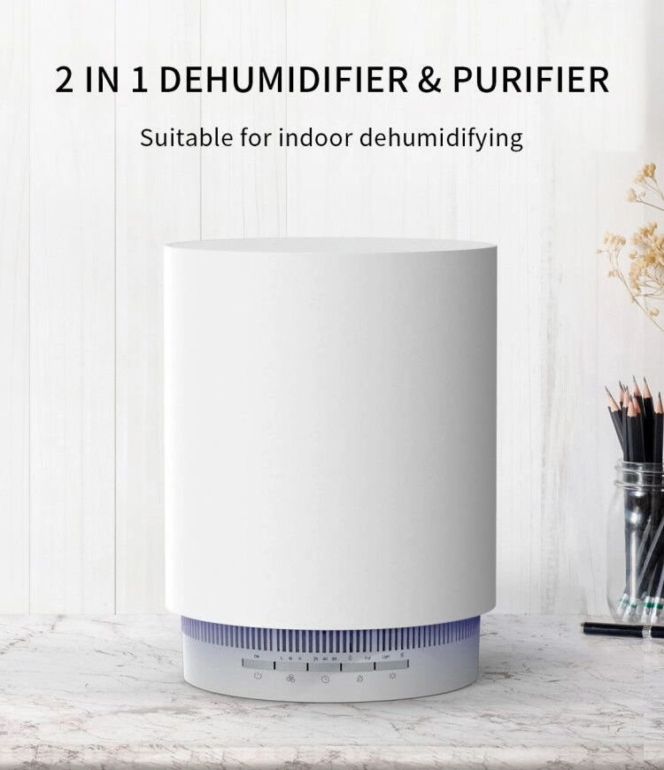 Home Appliances Mini Portable Activated Carbon HEPA Filter Personal Dehumidifier Air Purifier