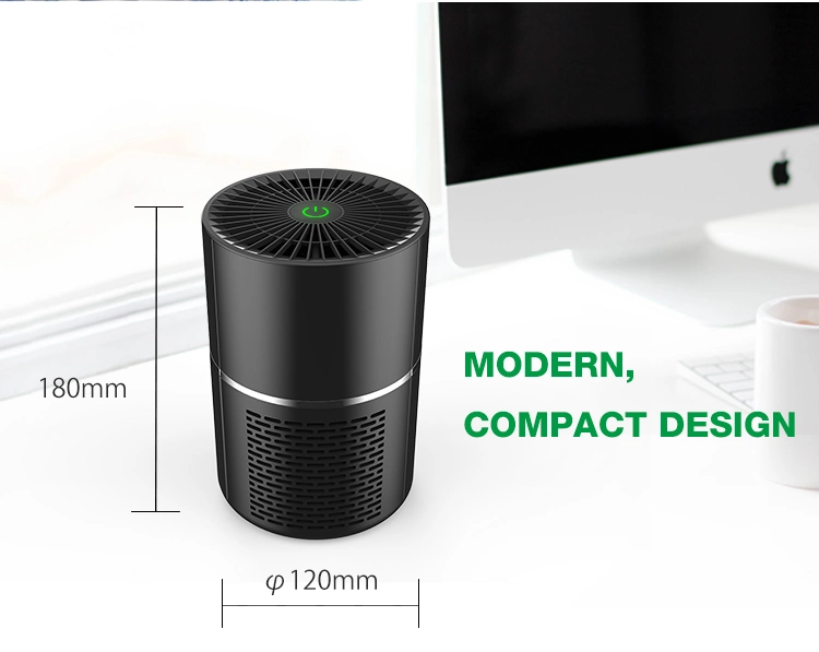 New Products 5V Air Cleaner USB Mini Pm2.5 Ionizer Portable Air Purifier for Office, Household
