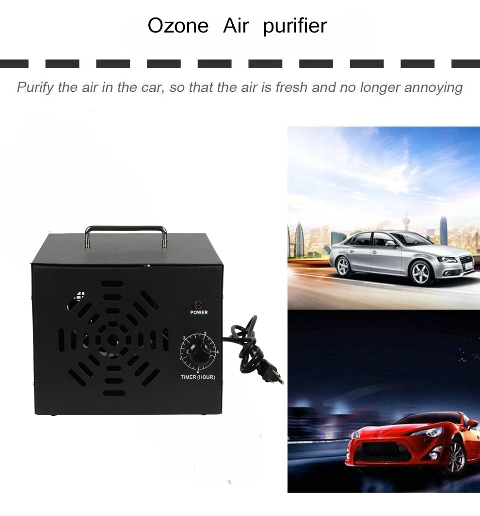 Air Cleaner O3 Portable Car Ozone Generator Odor Removal Machine Ozone Air Purifier
