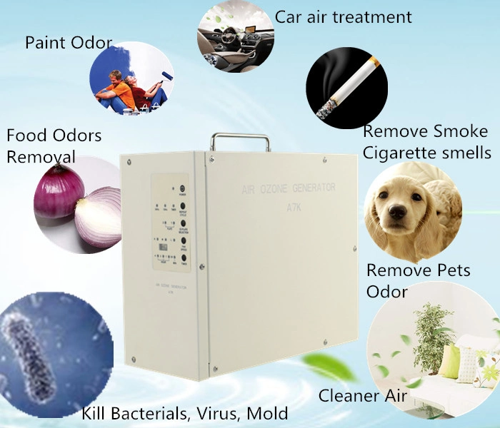 Air Sterilizer Ozone Generator Portable Office Purifier Machine Ozonizer 7g/H