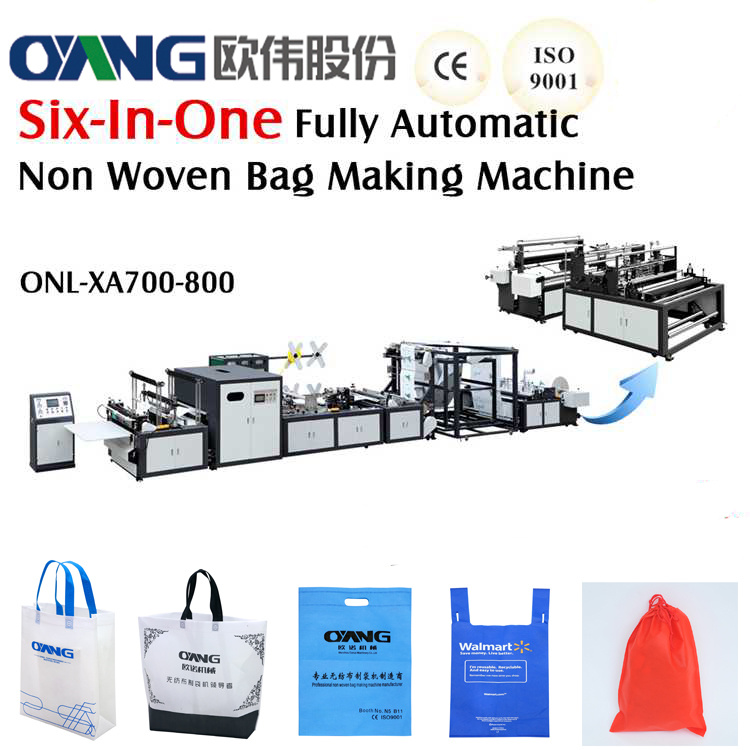 Non Woven Fabric Carry Bag Making Machine Onl-Xa700/800