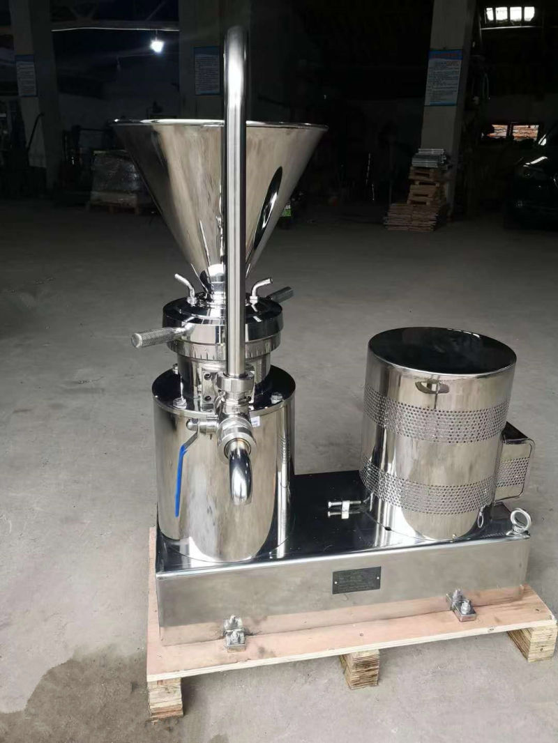 50kg-300kg Water Cooling Circulation Colloid Mill with Wheels