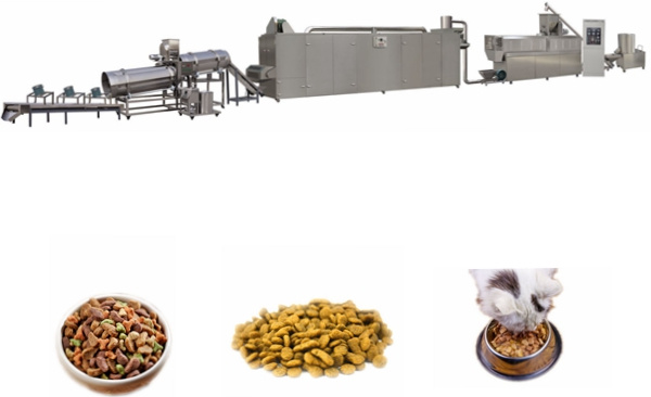 Commercial Grade Recucled Granules Line Dog Pet Food Making Machine