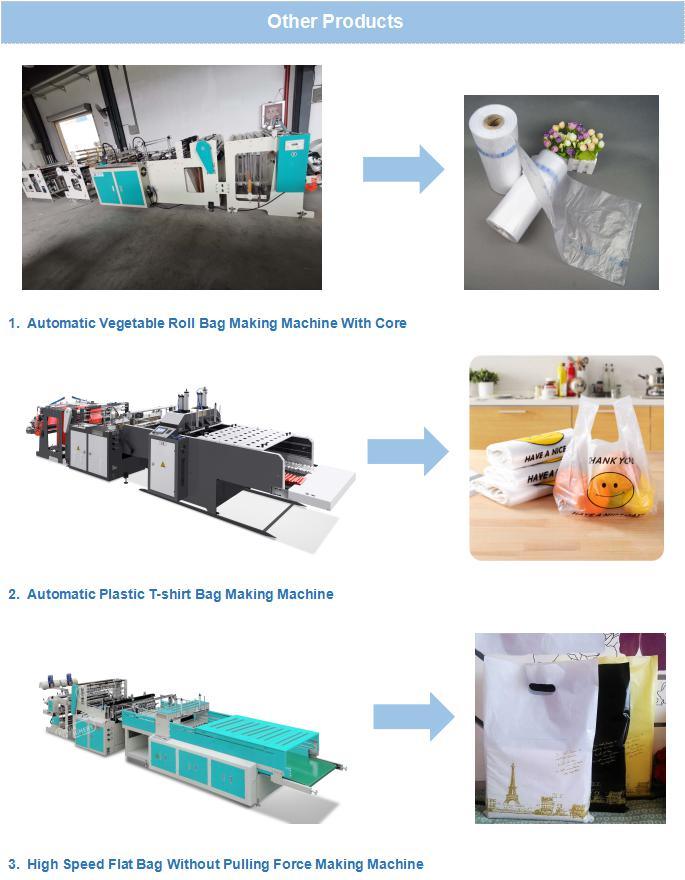 Full Automatic Shopping Bag Garbage Bag on Roll Bag with Core Making Machine From Manufacturer, Rolling Plastic Machine, Rolling Bag Making Machine